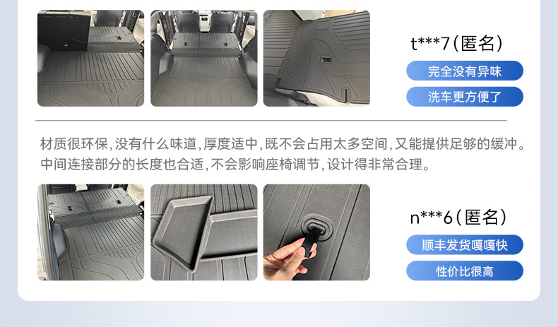 Suitable for Xpeng G6 Trunk Mat Tpe25 New Special Integrated Trunk Mat Interior Modification Supplies 24