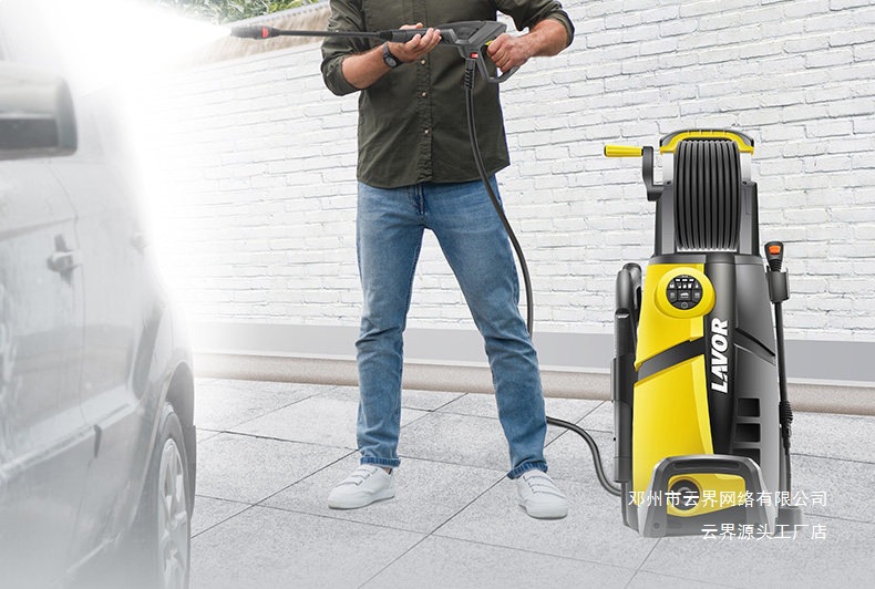 Yunjie High-Pressure Car Washing Machine for Home Use 220V High-Pressure Water Gun Garden Cleaning Machine High-Power Powerful Floor Cleaning and Car Washing Pump
