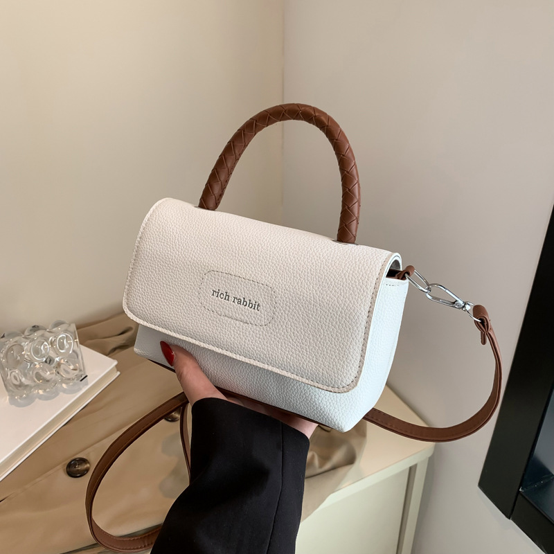 Borsa elegante e minimalista per le donne nella primavera del 2024, versatile borsa a tracolla ins versione coreana piccola quadrata_voghion.com