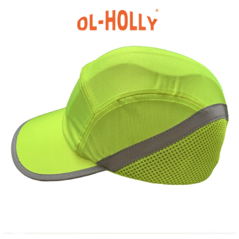 厂价轻型发光条防撞帽 防护棒球帽运动防摔帽 出口品质CE认证安全