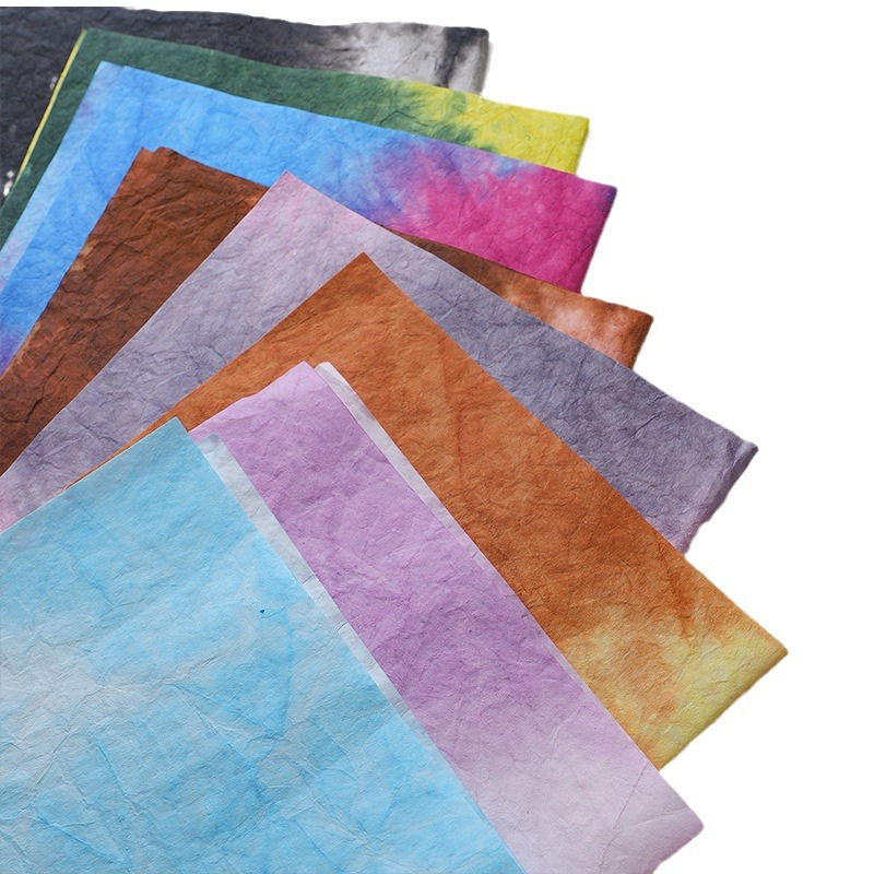 Materiales de embalaje de papel de tinta de tinta de tinta serie de embalaje de flores espesar papel de pliegue buquete de papel de patrón al por mayor