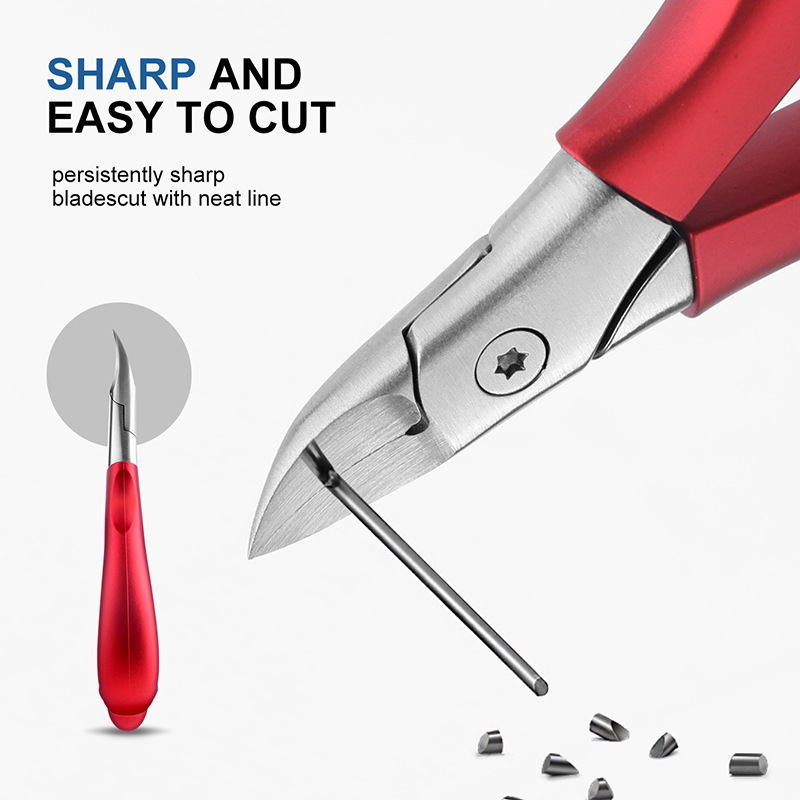 Chicknose pliers stainless steel nail clippers set inlay methidine LOGO pedicure nail groove pliers beauty nail clippers tool inflammation