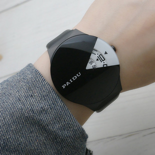 Punk Style Korean Concept Fashion Woven Mesh Band Youth Watch Boys and Girls Soft Belt Quartz Watch Turntable Fashion Watch