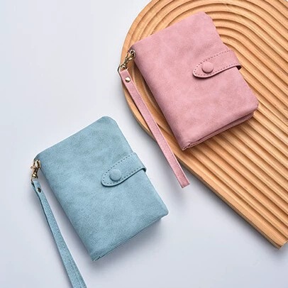 2025 Simple Korean Style Student Short Wallet New Folding Card Slot Women's Wallet Multi-Card Slot Wallet for Women