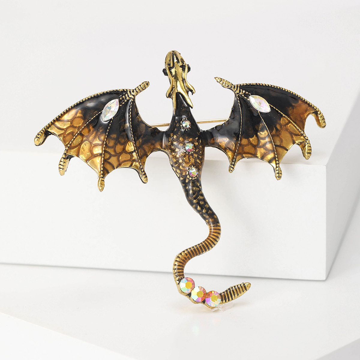 21g Weight Artificial Rhinestones Inlay Material Brooches Classification Banquet, Party, Street Occasion Alloy Material Animal Pattern Women's Gender Enamel Design Casual Style Casual Pin Animal Alloy Enamel Artificial Rhinestones Women's Brooches 13