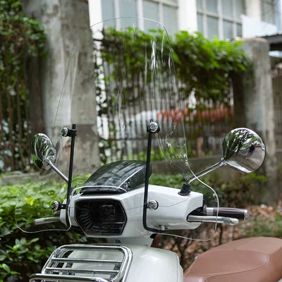 Suitable for Qianjiang Dream Dino Motorcycle front windshield - large-windshield-695635-four-colors-optional