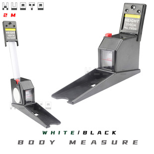 Metal ruler with automatic telescopic 2M children's height ruler self-locking height ruler height gauge
