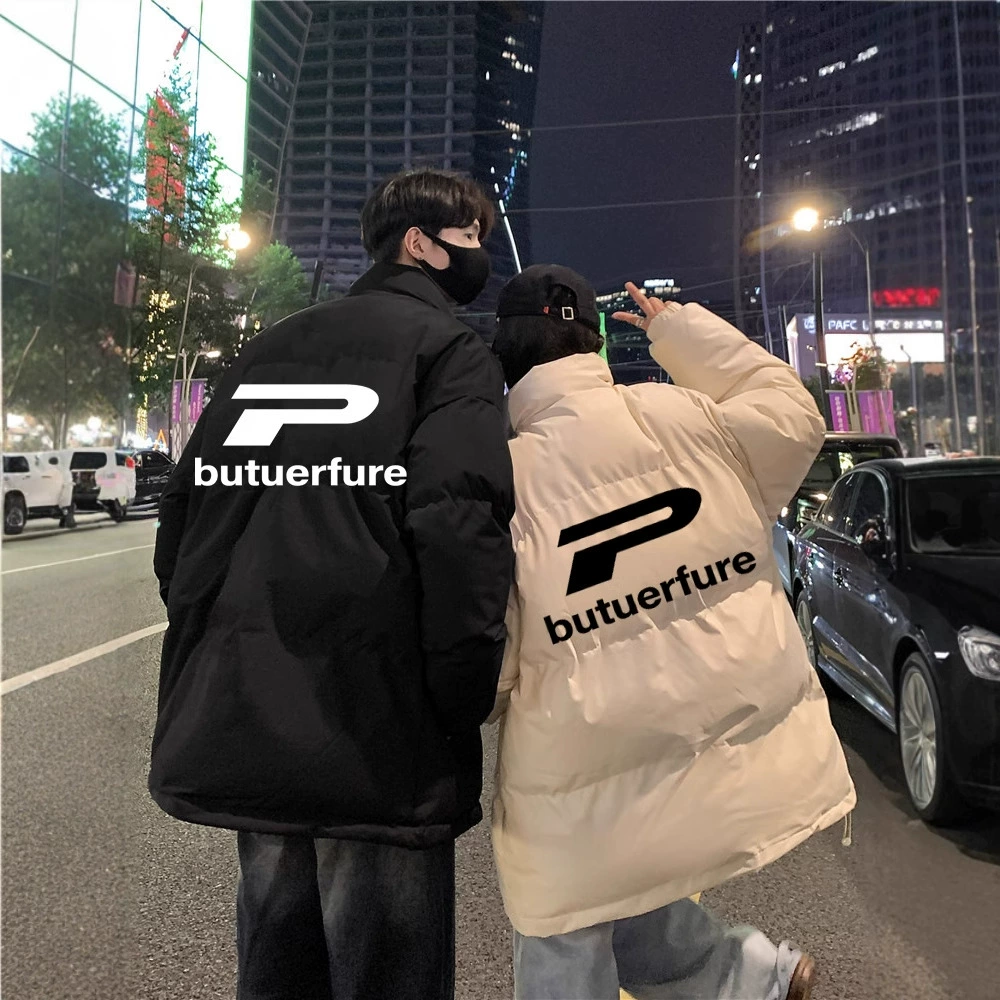 Возвратная (высокое качество руки, хлопок утолщенный) зимняя хлопчатобумажная одежда с принтом контроля доступа