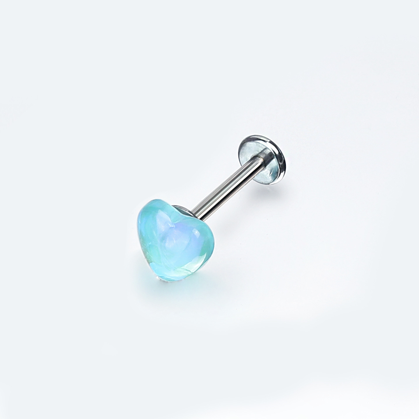 Pointed titanium steel lip stud product view