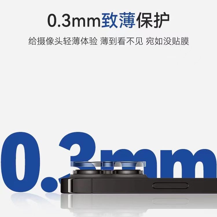 Aplicable a iPhone15plus cristal lente película protector iPhone15Pro Cámara lente película protección