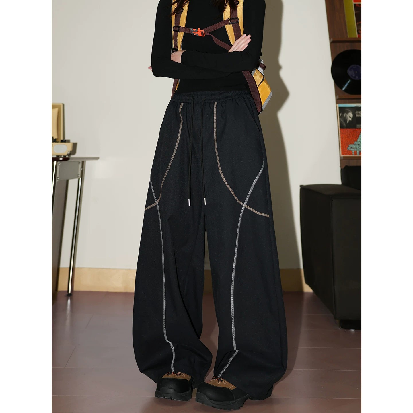 Брюки походные Outdoor Style черные XXL