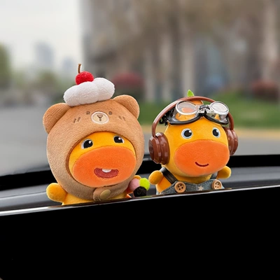 Car ornaments Ornament, Car Dashboard Display - authentic-roasted-bear-lulu-overalls-lulu
