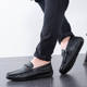 [Hot Selling in Store] Men's Shoes 2025 New Youth Trend Spring and Summer Men's Korean Style Casual Leather Shoes Men's Slip-On Shoes