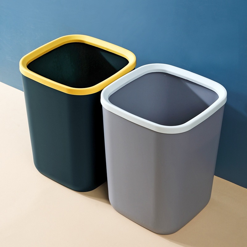 新家用垃圾桶大号厕所卫生间纸篓厨房客厅卧室办公室简约压圈垃圾