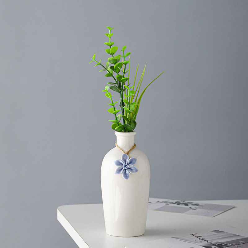 Nordico inswind simple vasos de cerámica acuopónicos arreglos de flores pequeñas mesas de comedor acuoso ornamentos vasos de geometría