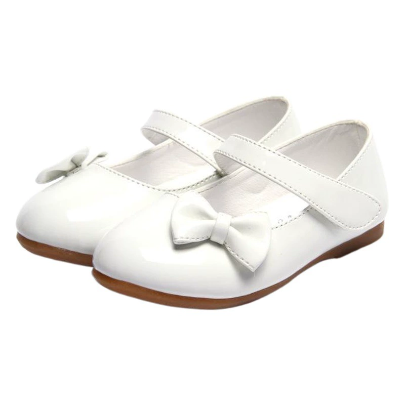 Детская обувь 2023 весенняя обувь для девочек обувь принцессы белые туфли для девочек модные туфли с бантом поколение волос