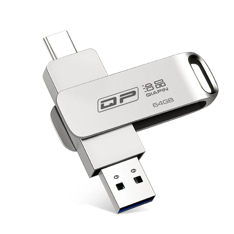 Двухинтерфейсная USB-флешка Type-C для автомобиля, 256 ГБ, прямое подключение к телефону, карта-ридер для расширения, высокоскоростная передача