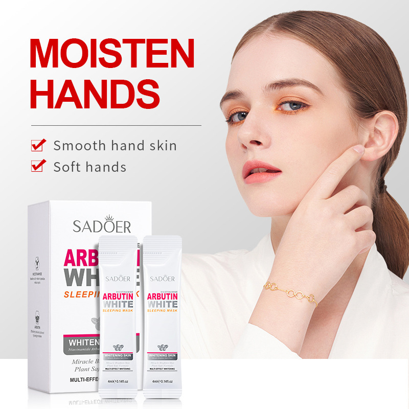 Inglés completo SADOER aloe vitamina C nicotinamida buena noche película congelada máscara para dormir comercio exterior transfronterizo al por mayor