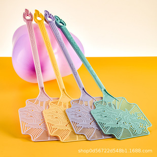Cartoon dragon flying fly swatter household long handle fly swatter mosquito swatter not rotten not fragile mosquito swatter