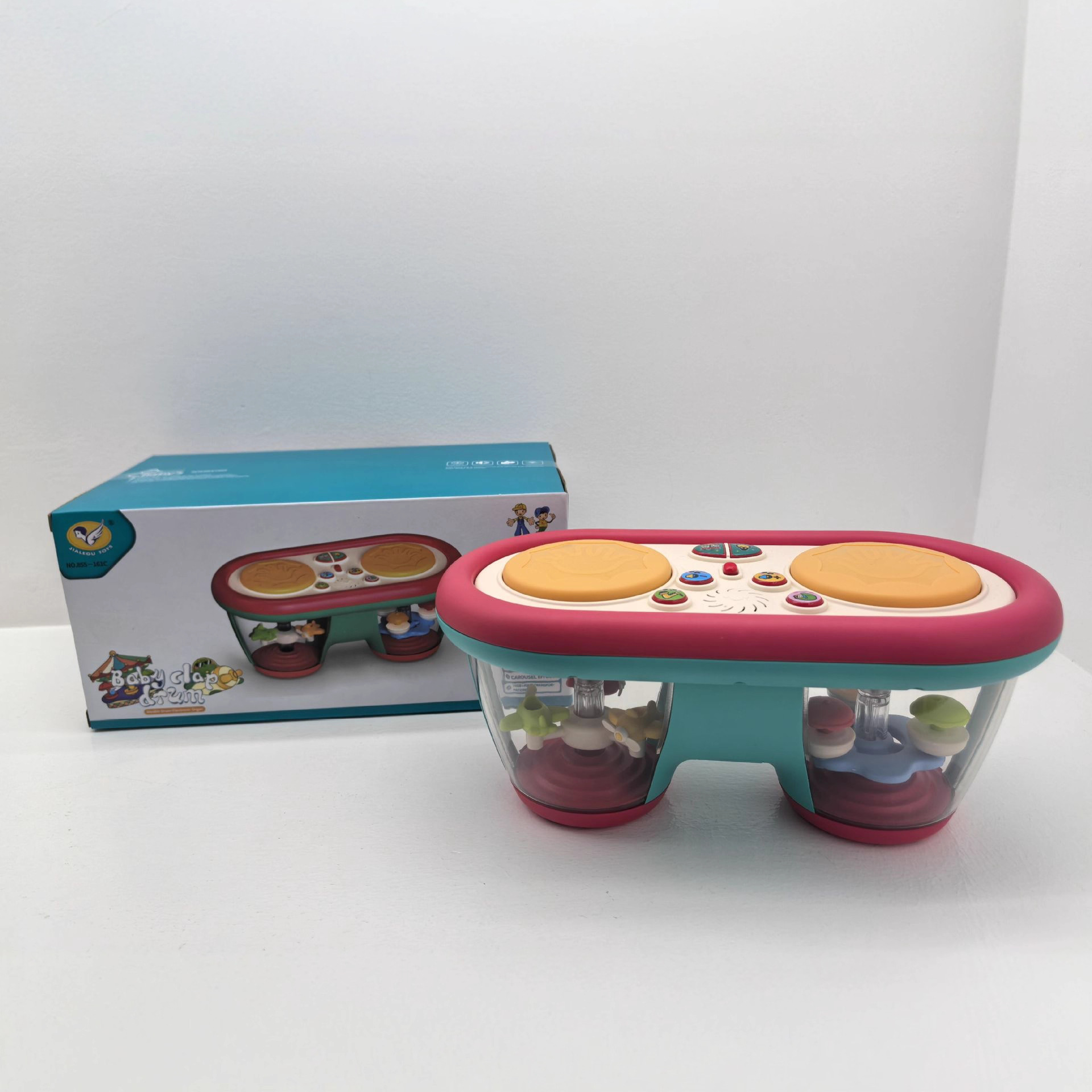 Juguetes de rompecabezas infantiles transfronterizos Meike multi-luz música batería Amazon bebés batería mano piano electrónico