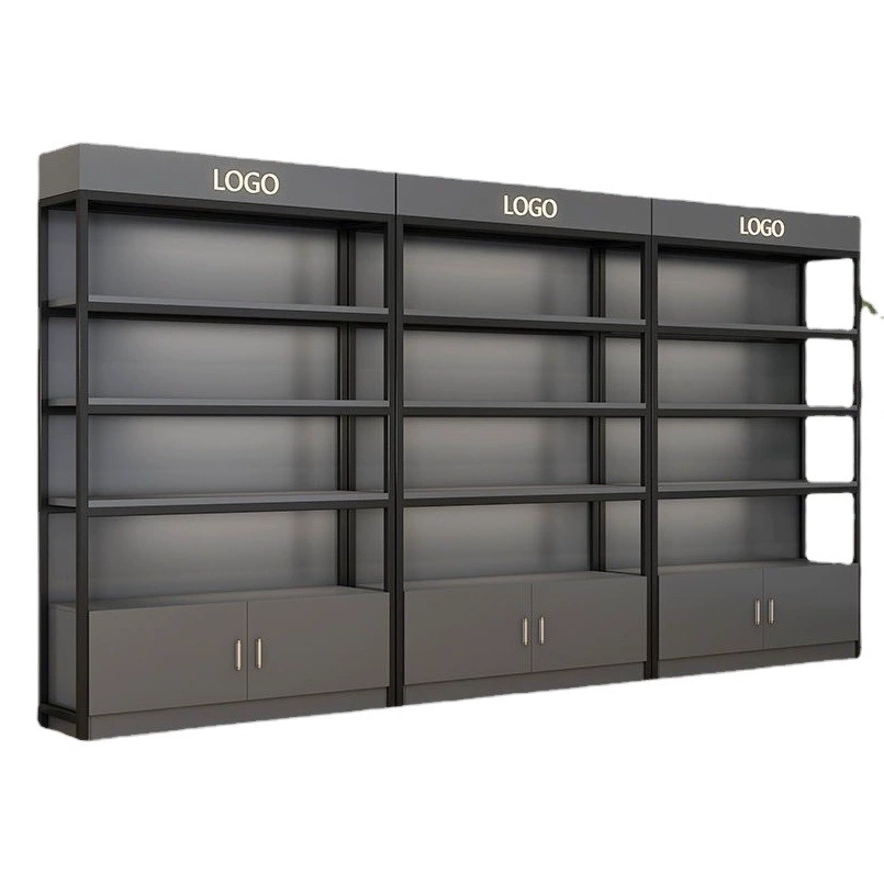 Полка витрина Косметика Полка продукт табак и вино образец салон красоты супермаркет многослойный шкафчик