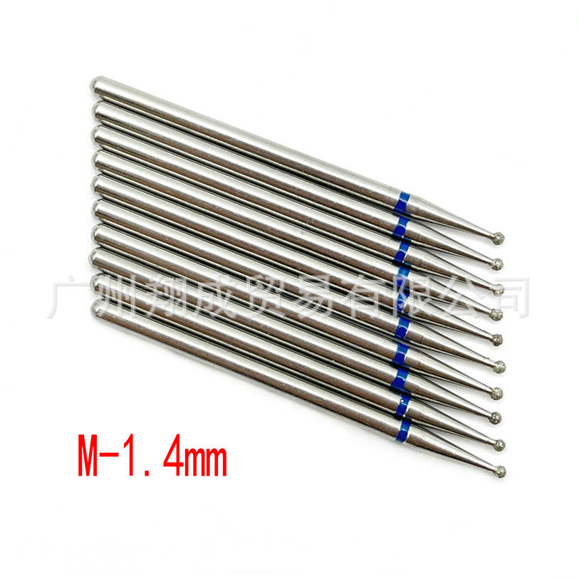 10 unids Amazon Venta caliente nail art carborundum pulido traje uñas descarga taladro piel muerta eliminación diamante Taladro