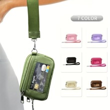 W 50568 Transparent PVC Card Wristlet ͸������ ŷ���羳