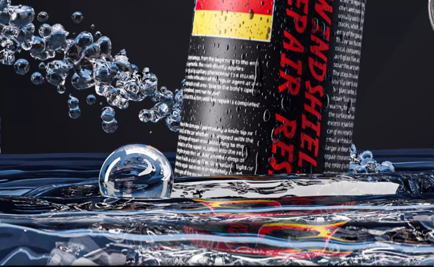 Suitable for Car Glass Crack Repair Liquid, Front Windshield Crack Repair Special Scratch Reducer, Crack-Free