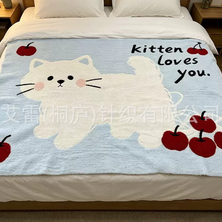 半边绒毯加厚沙发毛毯办公室午睡空调毯子四季披肩盖毯车载毛巾被
