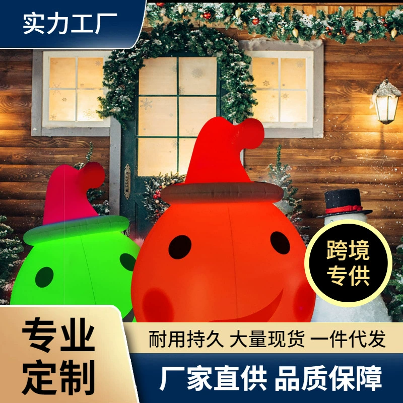 Надувной Тыквенный Фонарь Снеговик Хэллоуин Ужасы украшения паук глаз кулон фестиваль двор светящиеся украшения