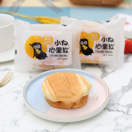White Heart Soft Milk White Bread Mulanka Butter Bread Breakfast Nutrition Cake Sandwich Substitute Snacks
