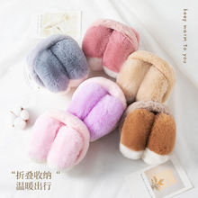 新款毛绒耳罩冬季时尚保暖耳套可折叠耳暖学生女士卡通耳包