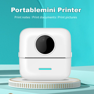 Cross-border small portable wireless thermal photo printer pocket student mini wrong label printer