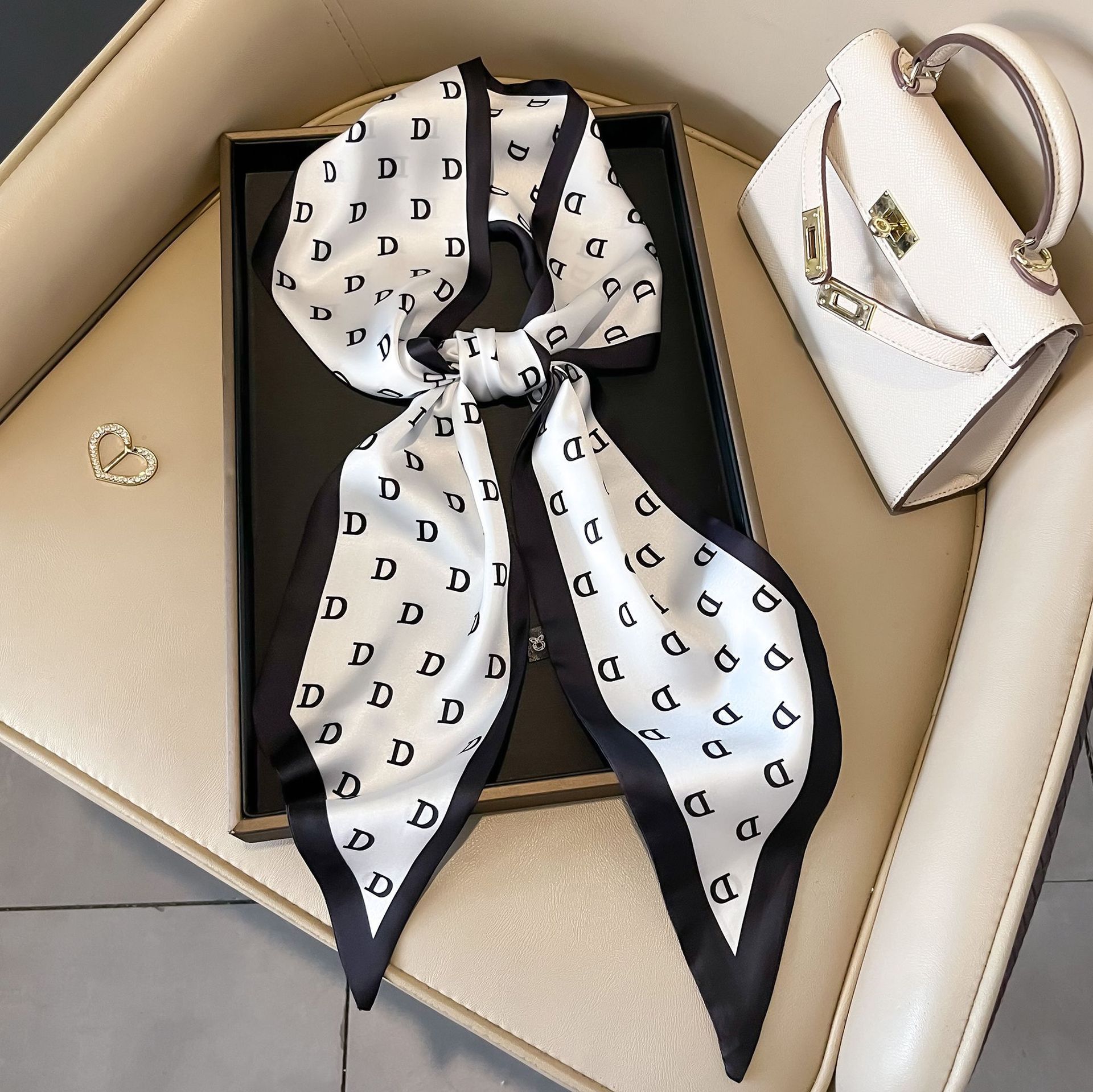 Nuevo caju pequeño cinturón de bufandas onduladas caju multifuncional cinturón de pelo de alta calidad bufandas profesionales