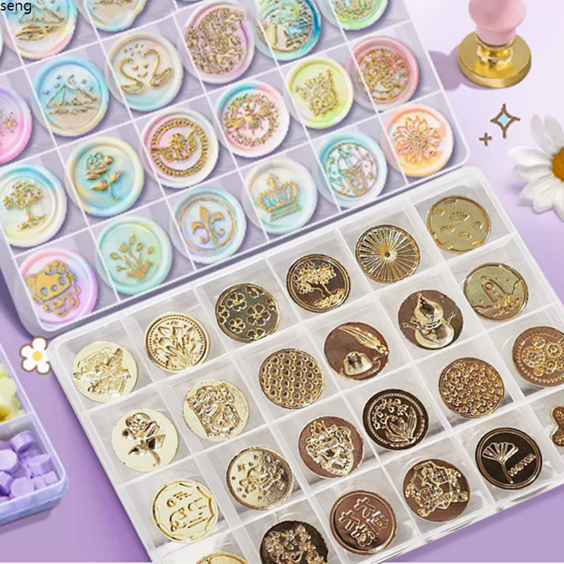 왁스 왁스 봉인 헤드 세트 해리포터 튤립 장미 어린이용 왁스 봉인 풀세트 저렴한 산리 국경