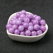紫玉髓散珠丁香紫饰品半成品 diy 串珠配件手工编织手链项链配饰