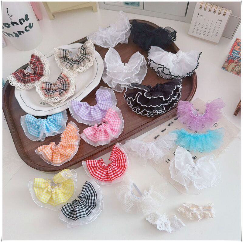 10cm Doll Clothes Cute Doll Dress Mini Doll Pendant Dress-Up Dress Cotton Doll Clothes Wholesale 10cm Doll Clothes Cute Doll Dress Mini Doll Pendant Dress-Up Dress Cotton Doll Clothes Wholesale