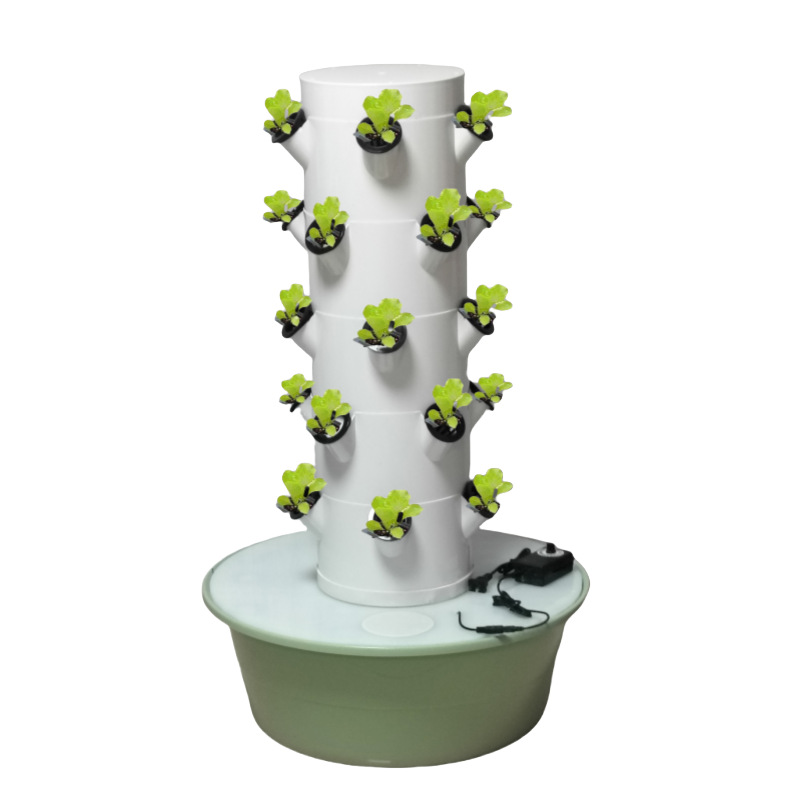 torre hidropónica inteligente plantación de verduras equipo de cultivo vertical sin suelo doméstico balcón plantación de verduras equipo de cultivo de agua