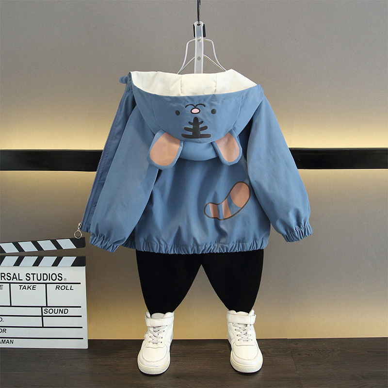 Children's Spring and Autumn Coat 2025 New Baby Hooded Zipper Shirt Jacket Jacket Cartoon Coat for Children Children's Spring and Autumn Coat 2025 New Baby Hooded Zipper Shirt Jacket Jacket Cartoon Coat for Children