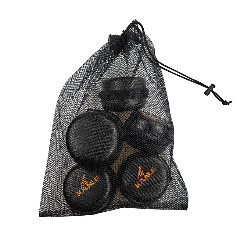 涤纶网袋单边拉绳网袋阻力带包装袋高尔夫球收纳网布袋拼接束口袋