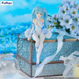 正版FuRyu 初音未来miku 仙花精灵粉蝶花 压泡面景品手办