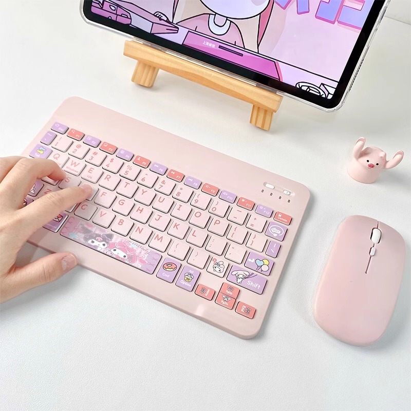 Suitable for Apple iPad Wireless Bluetooth Mouse Keyboard Air6 Huawei Tablet Xiaomi 6 Android Mobile Phone Mini7