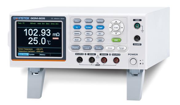 GWinstek固纬GOM804直流微欧姆计 GOM-804微电阻计直流电阻测试仪