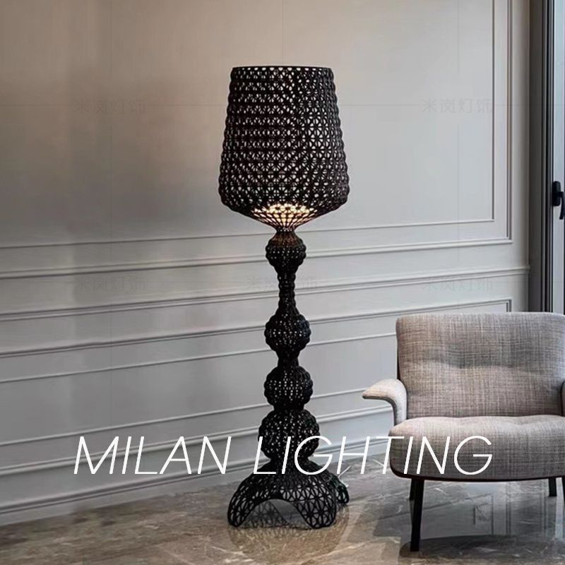 Popular Foreign Trade Product: High-End Italian Kartell Hotel Villa Kabuki Hollow Wine Glass Floor Lamp for Living Room