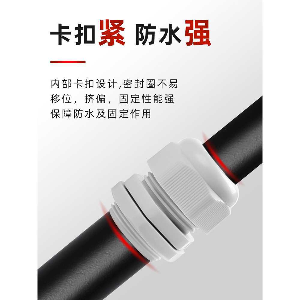 尼龙电缆电线接头连接器葛兰头电缆固定PG/M型头德制公制