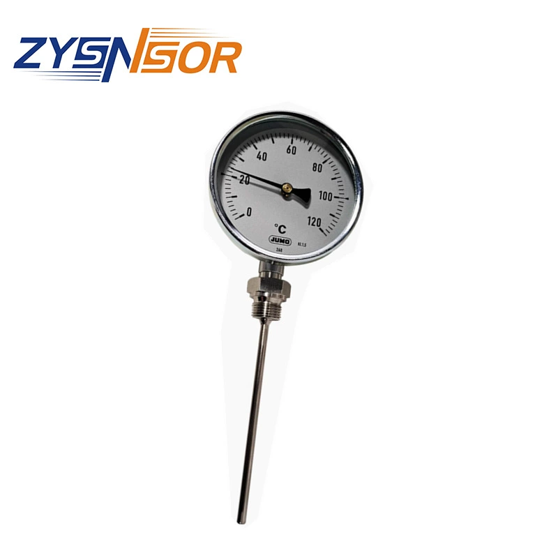 Германия JUMO биметаллический термометр 608001/1810 TN30066398 радиальный 0-120 градусов G1/2