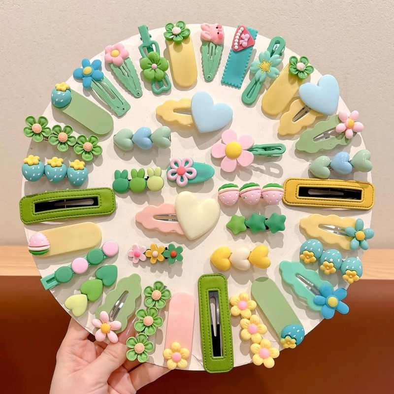 Niños dopamina clip de cabello de color niñas clip lateral de cabello roto 2025 nuevo bebé frange BB clip de cabello toque