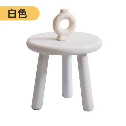 Solid wood small stool household small round stool wood low stool minimalist modern low stool living room bedroom shoe bench round stool seating stool