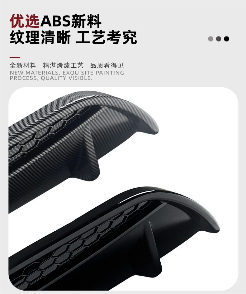 Applicable to Alfa Romeo Stelvio Steinway 2017 Rear Lip Tail Lip Spoiler Exterior Trim Cross-border Modification