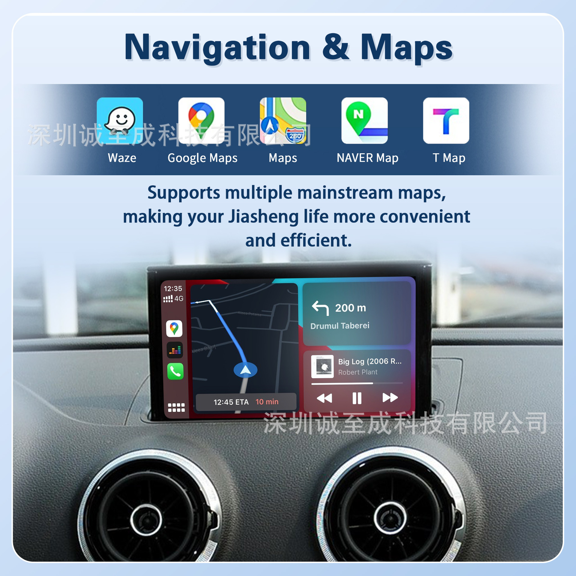 Cross-Border Wireless Carplay/Hicar Suitable for Audi Audi Original Car Screen Upgrade Multimedia Decoder Supply Source